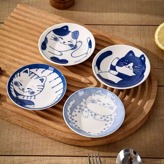 Small Cat Sauce Dish