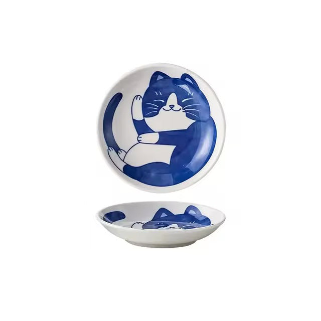 Small Cat Sauce Dish