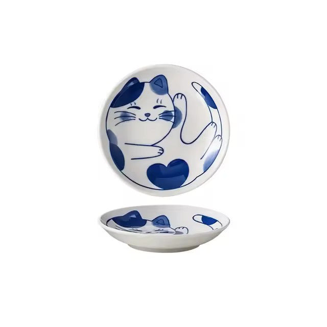 Small Cat Sauce Dish